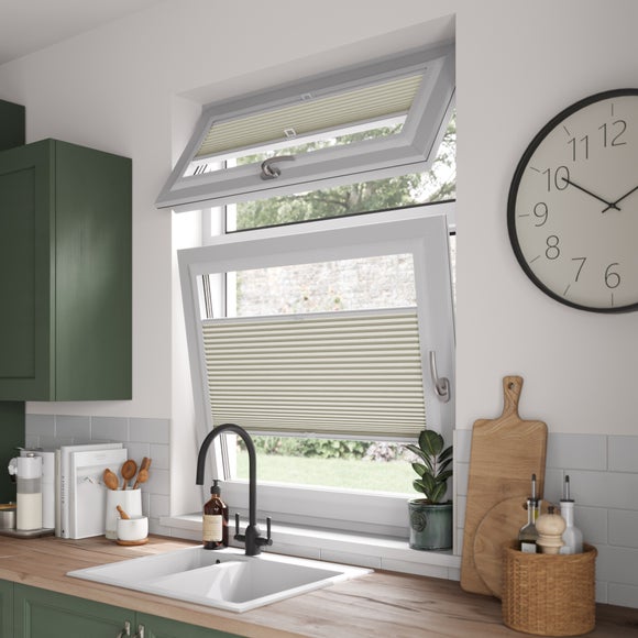 Aether Blackout Made to Measure Perfect Fit Pleated Blinds Aether Linen