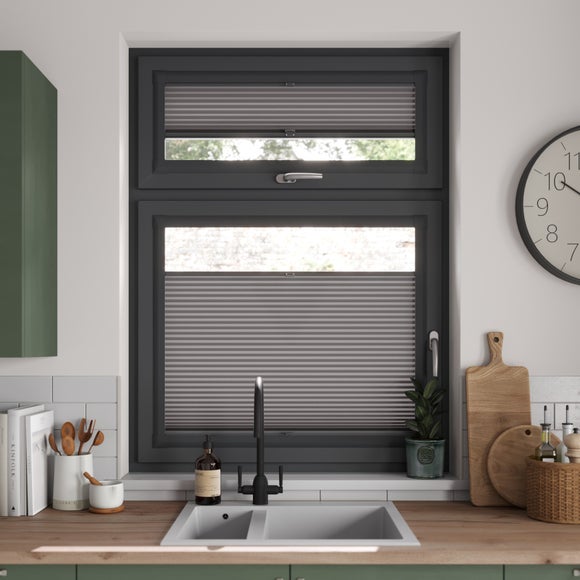 Eira Pro Daylight Made to Measure Fire Retardant Perfect Fit Pleated Blinds Eira Pro Meteor