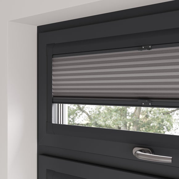 Eira Pro Daylight Made to Measure Fire Retardant Perfect Fit Pleated Blinds Eira Pro Meteor