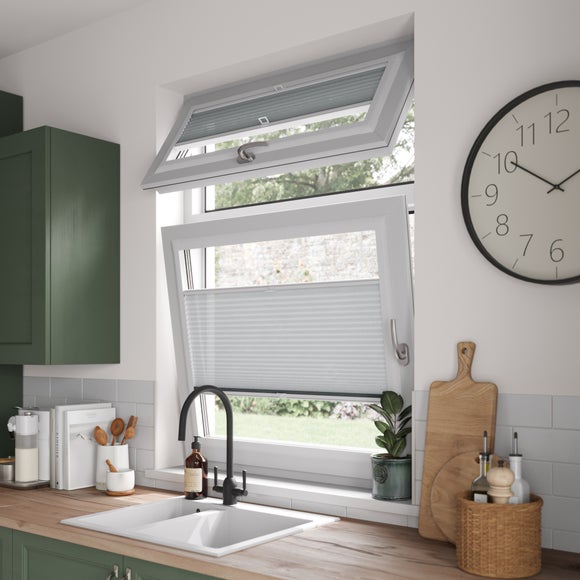 Mist Sheer Made to Measure Perfect Fit Pleated Blind Mist Sheer Grey