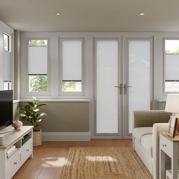 Mist Sheer Made to Measure Perfect Fit Pleated Blind Mist Sheer Grey