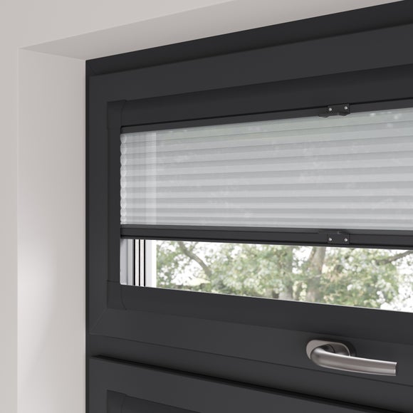 Mist Sheer Made to Measure Perfect Fit Pleated Blind Mist Sheer Grey