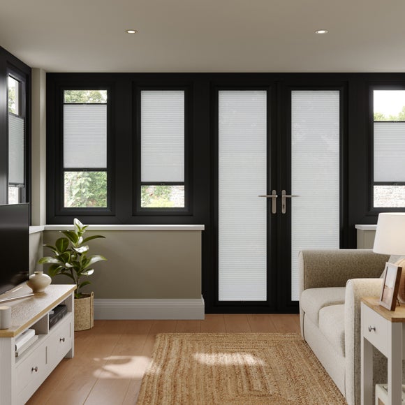 Mist Sheer Made to Measure Perfect Fit Pleated Blind Mist Sheer Grey