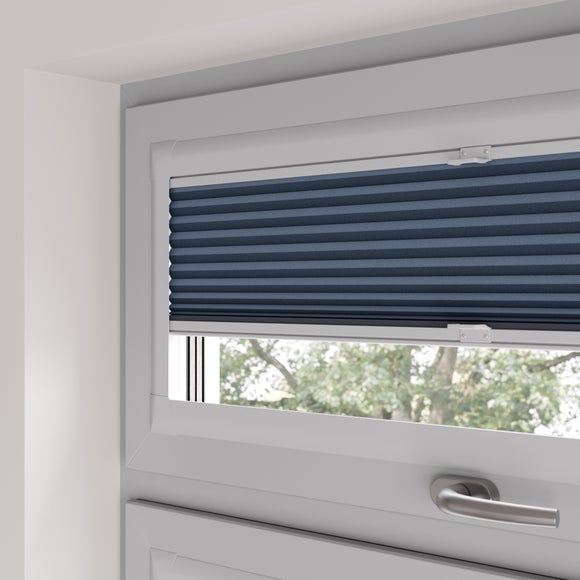 Brume Blackout Made to Measure Perfect Fit Pleated Blind Brume Navy