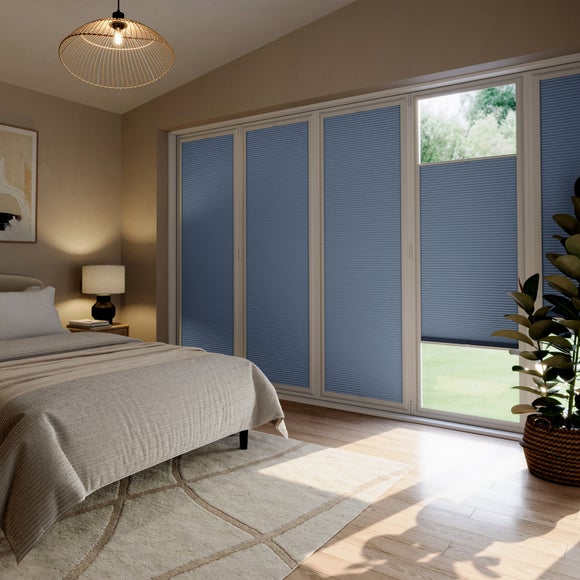 Brume Blackout Made to Measure Perfect Fit Pleated Blind Brume Navy