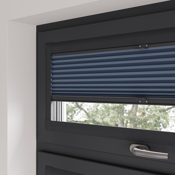 Brume Blackout Made to Measure Perfect Fit Pleated Blind Brume Navy