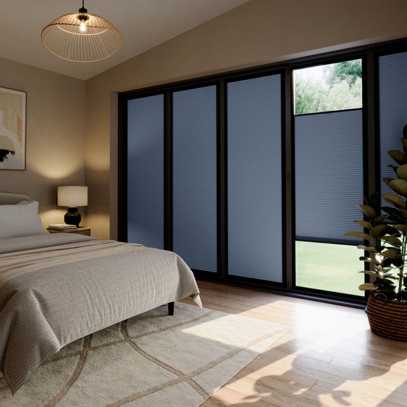 Brume Blackout Made to Measure Perfect Fit Pleated Blind Brume Navy
