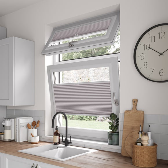 Brume Blackout Made to Measure Perfect Fit Pleated Blind Brume Dusky Rose