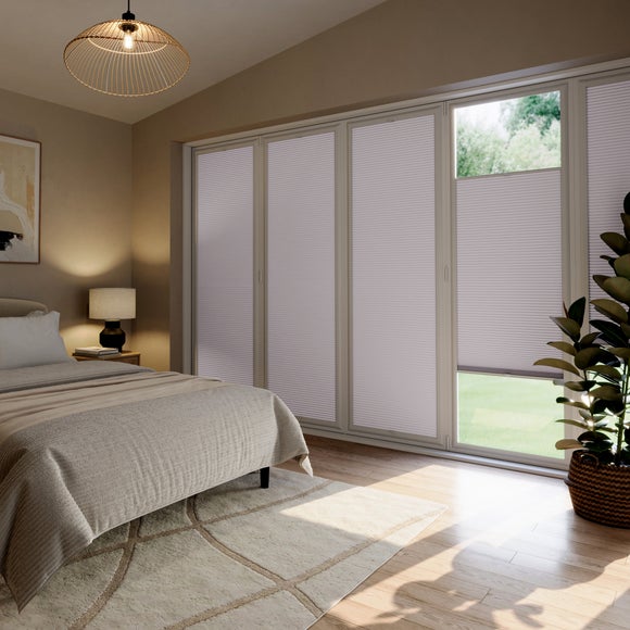 Brume Blackout Made to Measure Perfect Fit Pleated Blind Brume Dusky Rose