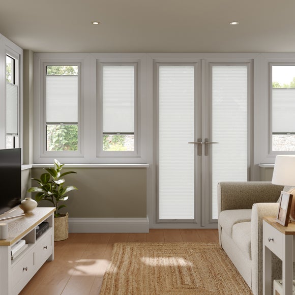 Opaline Daylight Made to Measure Perfect Fit Pleated Blind Opaline White