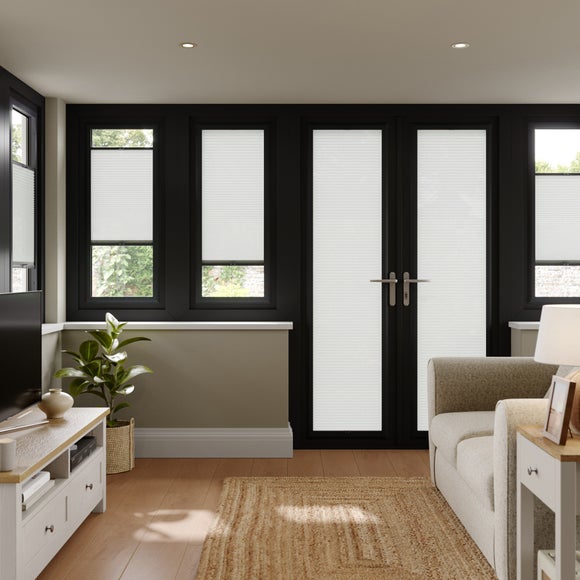 Opaline Daylight Made to Measure Perfect Fit Pleated Blind Opaline White