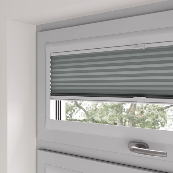 Opaline Daylight Made to Measure Perfect Fit® Pleated Blind Opaline Anthracite