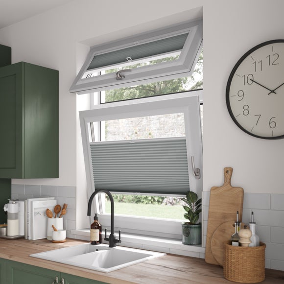 Opaline Daylight Made to Measure Perfect Fit® Pleated Blind Opaline Anthracite
