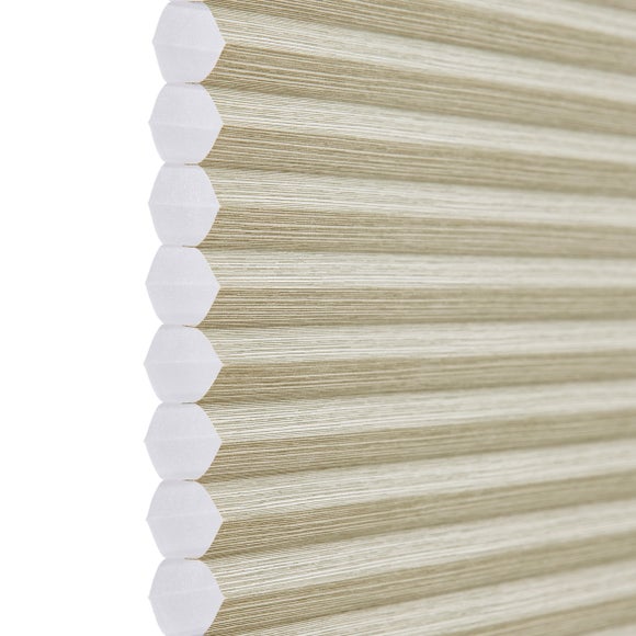 Lyra Daylight Made to Measure Perfect Fit Pleated Blinds Lyra Mushroom