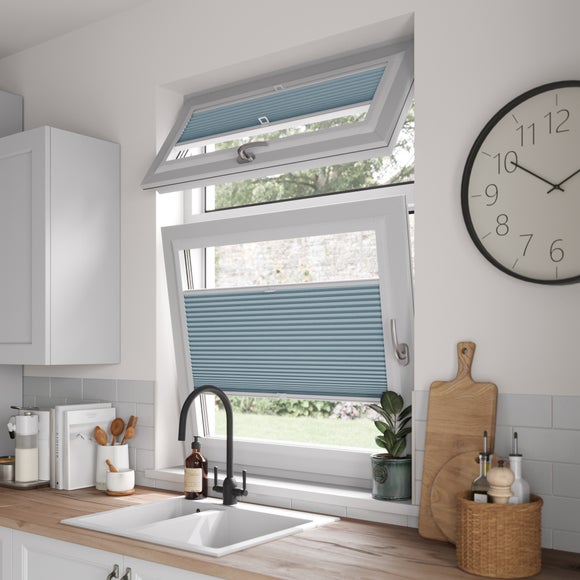 Aether Blackout Made to Measure Perfect Fit Pleated Blind Aether Lake Blue