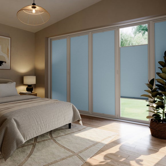 Aether Blackout Made to Measure Perfect Fit Pleated Blind Aether Lake Blue