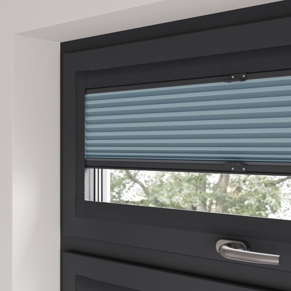 Aether Blackout Made to Measure Perfect Fit Pleated Blind Aether Lake Blue