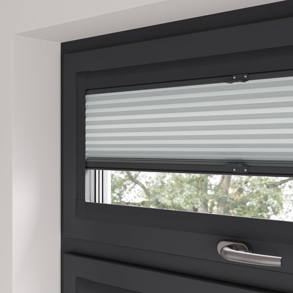 Opaline Daylight Made to Measure Perfect Fit Pleated Blinds Opaline Silver