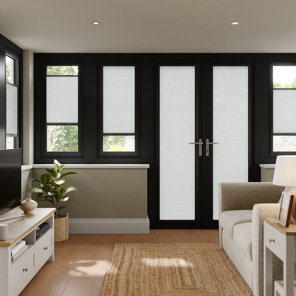 Opaline Daylight Made to Measure Perfect Fit Pleated Blind Opaline Silver