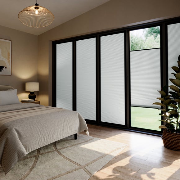 Brume Pro Blackout Made to Measure Fire Retardant Perfect Fit Pleated Blinds Brume Pro Cloud