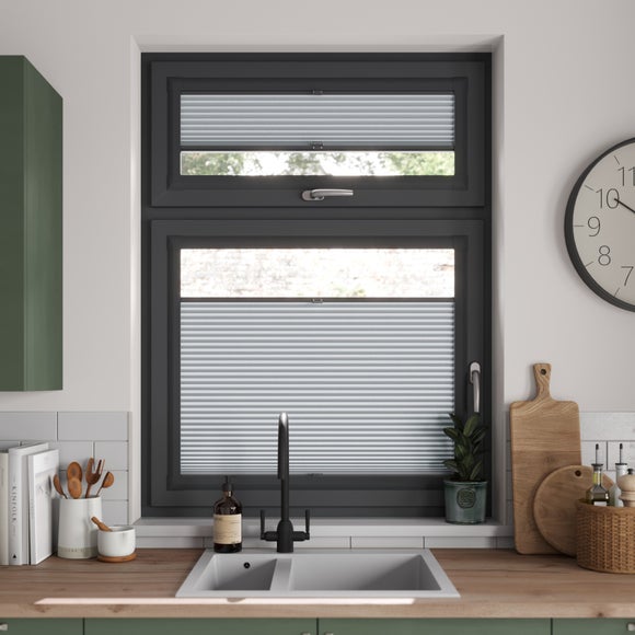 Brume Pro Blackout Made to Measure Fire Retardant Perfect Fit Pleated Blinds Brume Pro Cloud