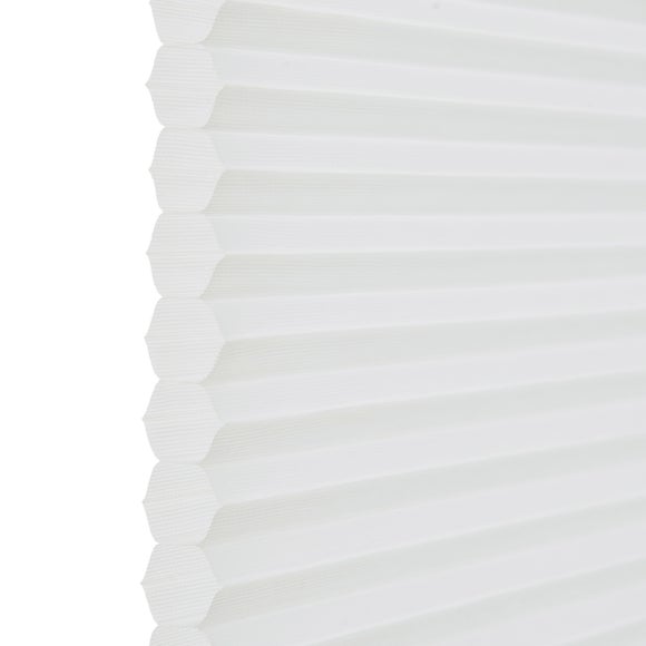 Mist Sheer Made to Measure Perfect Fit Pleated Blind Mist Sheer White