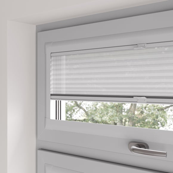 Mist Sheer Made to Measure Perfect Fit Pleated Blind Mist Sheer White