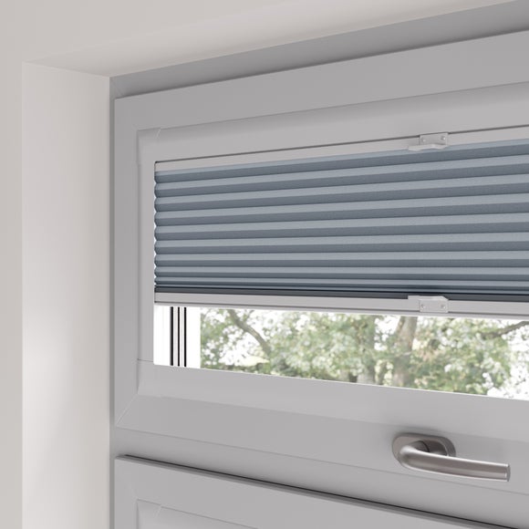 Aether Blackout Made to Measure Perfect Fit Pleated Blinds Aether Slate