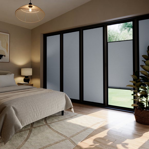 Aether Blackout Made to Measure Perfect Fit Pleated Blinds Aether Slate