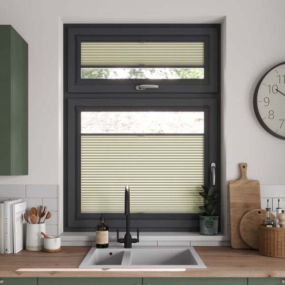 Brume Blackout Made to Measure Perfect Fit Pleated Blinds Brume Parchment