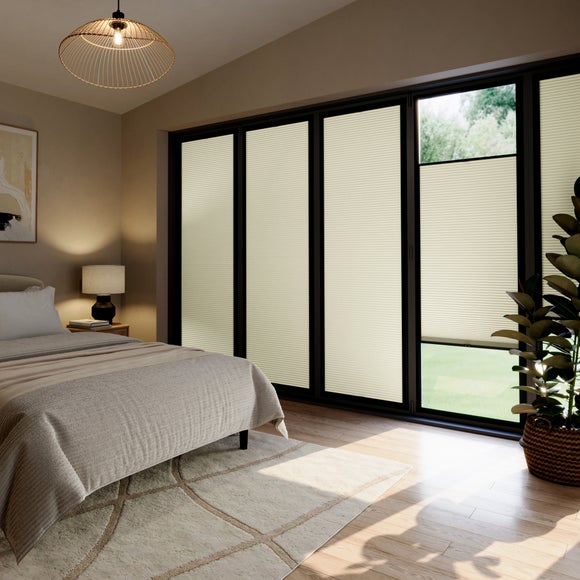 Brume Blackout Made to Measure Perfect Fit Pleated Blinds Brume Parchment