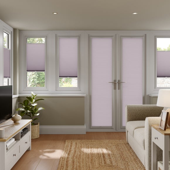 Eira Daylight Made to Measure Perfect Fit Pleated Blind Eira Soft Damson