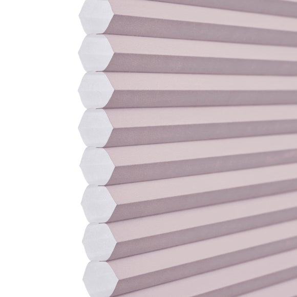 Eira Daylight Made to Measure Perfect Fit Pleated Blinds Eira Soft Damson