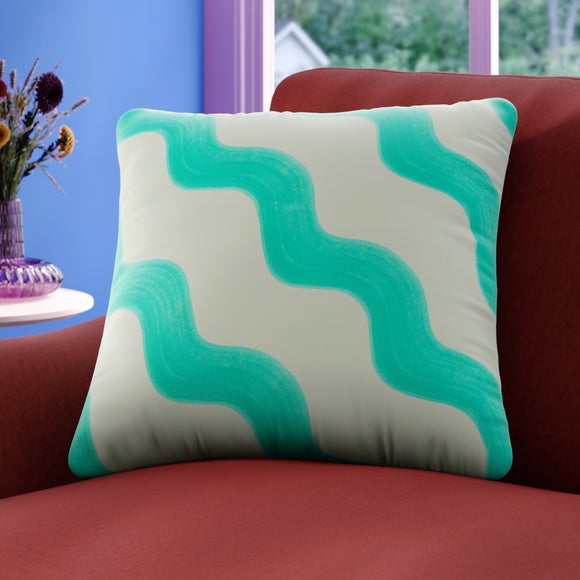 Sophie Robinson Hazy Wave Made to Order Cushion Cover