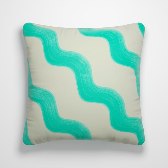 Sophie Robinson Hazy Wave Made to Order Cushion Cover Sophie Robinson Hazy Wave Teal