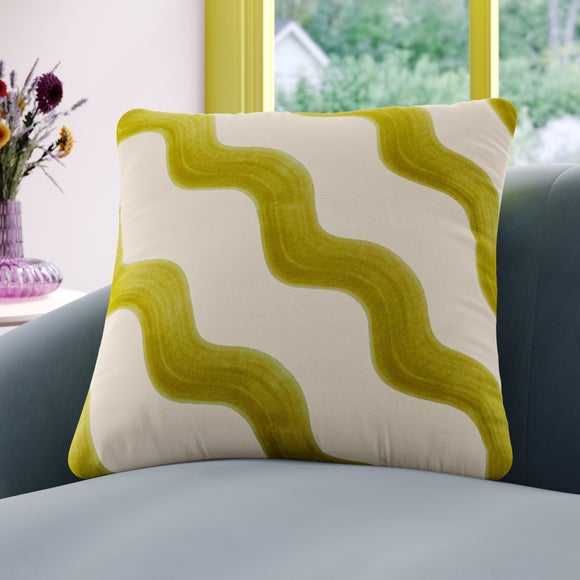 Sophie Robinson Hazy Wave Made to Order Cushion Cover