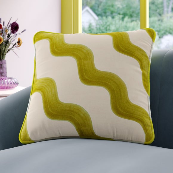 Sophie Robinson Hazy Wave Made to Order Cushion Cover