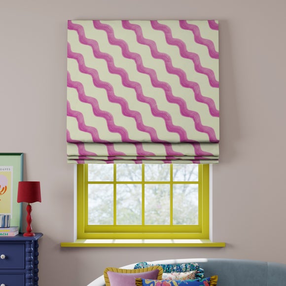 Sophie Robinson Hazy Wave Made to Measure Roman Blind Sophie Robinson Hazy Wave Lilac