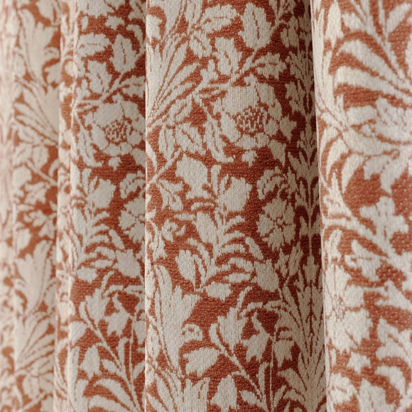 Churchgate Breedon Made to Measure Curtains Terracotta