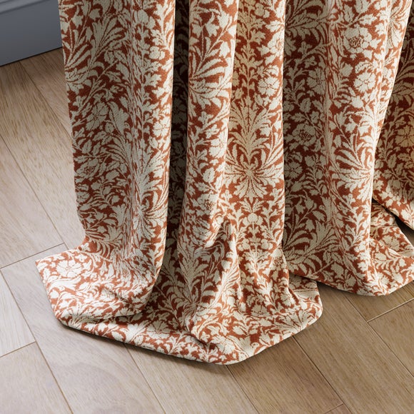 Churchgate Breedon Made to Measure Curtains Terracotta