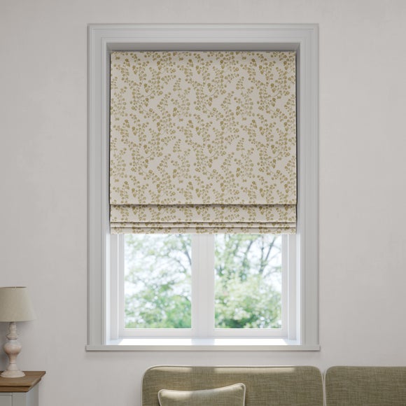Churchgate Woodville Made to Measure Roman Blind Soft Olive