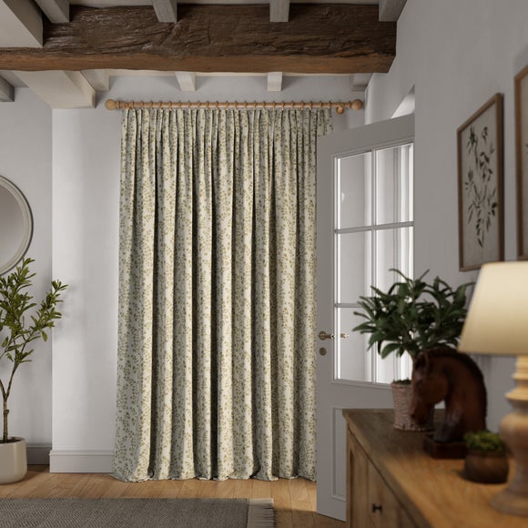 Churchgate Woodville Made to Measure Curtains Soft Olive