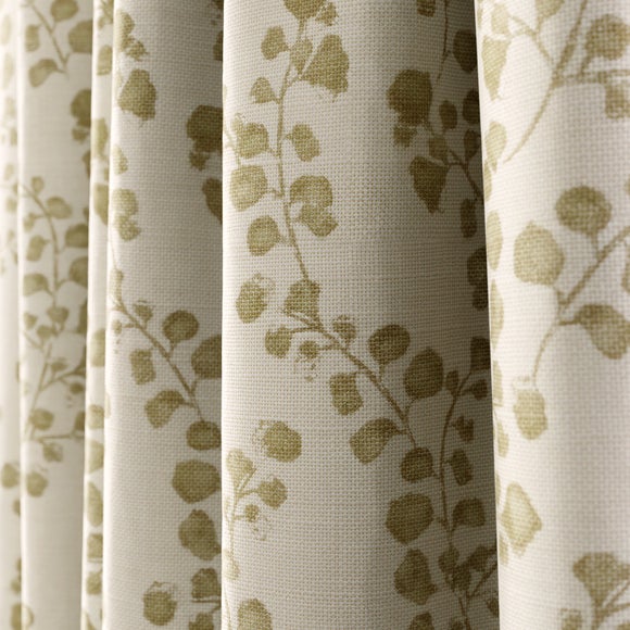 Churchgate Woodville Made to Measure Curtains Soft Olive