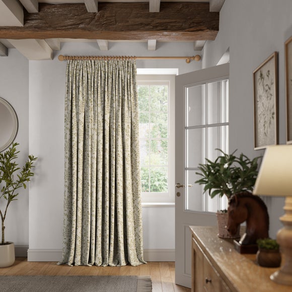Churchgate Woodville Made to Measure Curtains Soft Olive