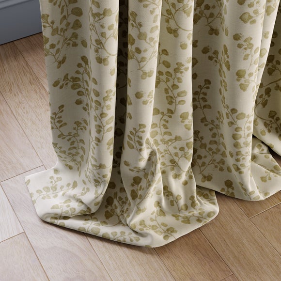 Churchgate Woodville Made to Measure Curtains Soft Olive