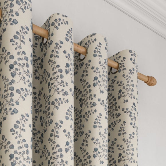 Churchgate Woodville Made to Measure Curtains Folkstone Blue