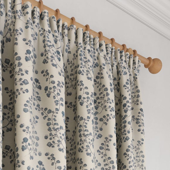 Churchgate Woodville Made to Measure Curtains Folkstone Blue