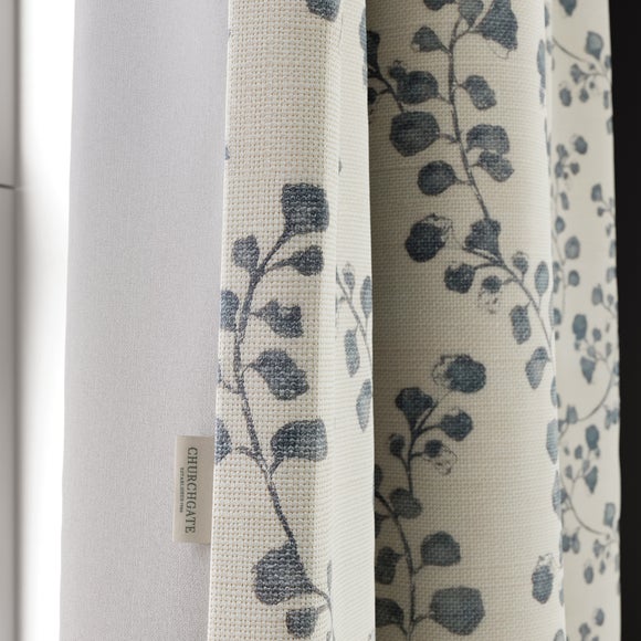 Churchgate Woodville Made to Measure Curtains Folkstone Blue