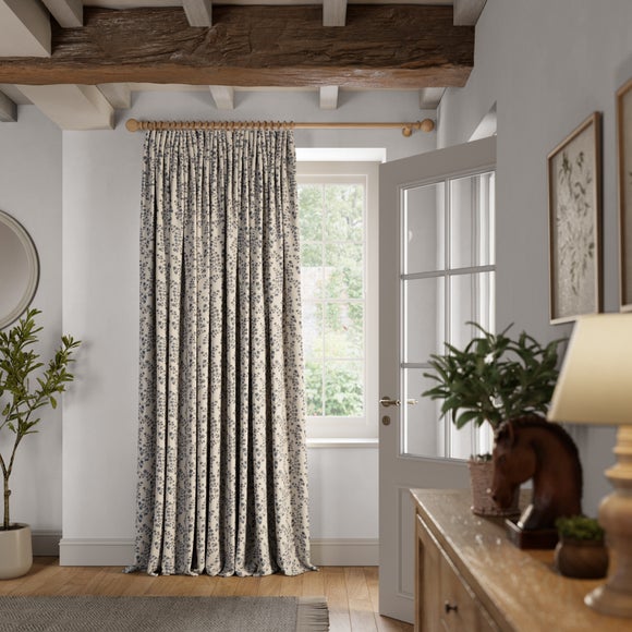 Churchgate Woodville Made to Measure Curtains Folkstone Blue