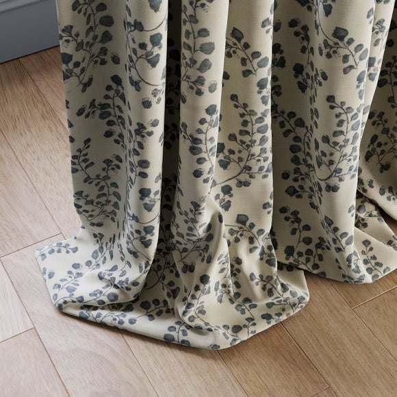 Churchgate Woodville Made to Measure Curtains Folkstone Blue